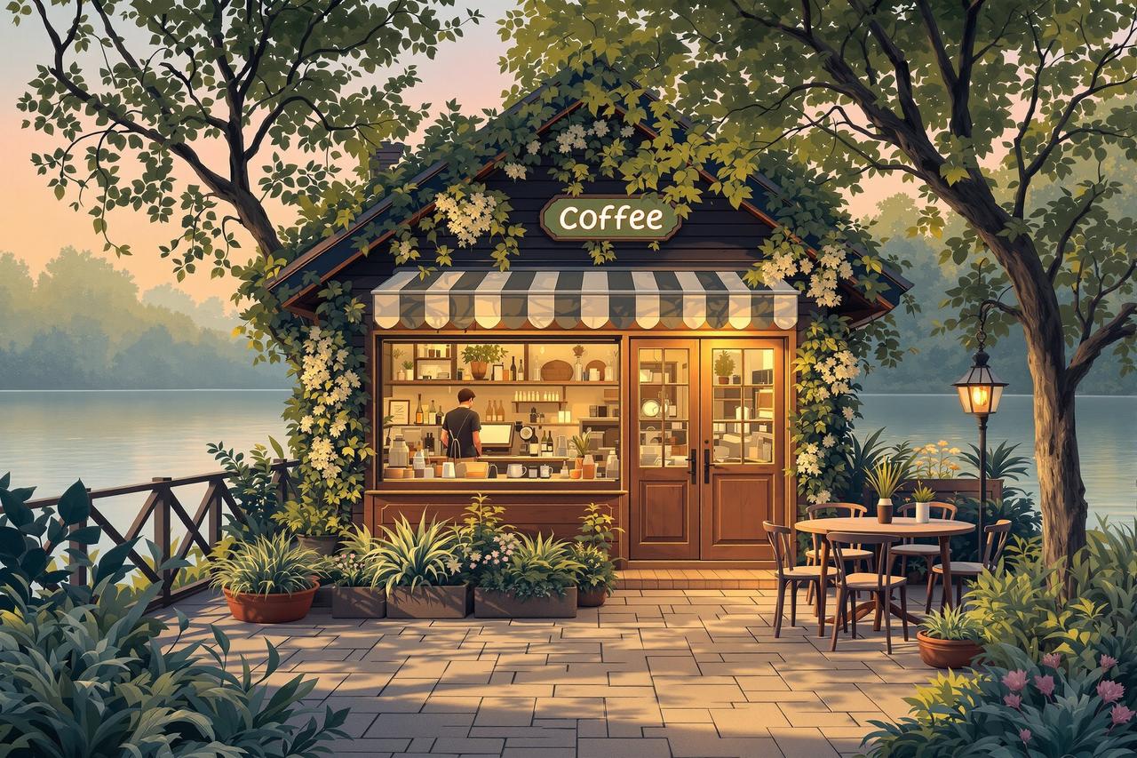 免费短剧 - 河畔咖啡屋